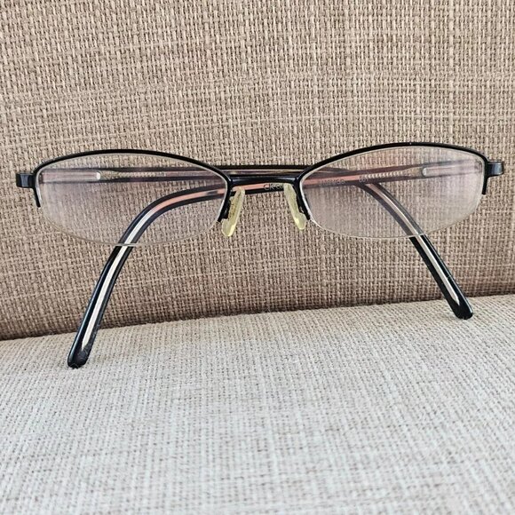 Calvin Klein Accessories - Calvin Klein Women Eyeglasses Frame Half Rim Glasses 5132MBG Black 48[]18 135